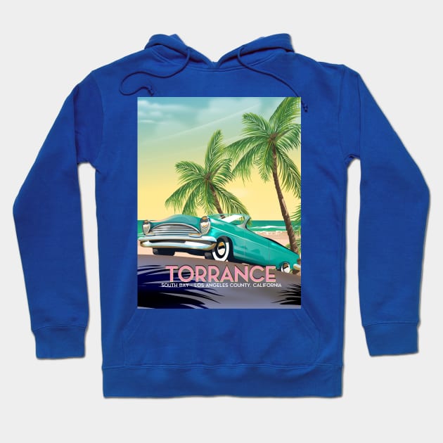 Torrance south bay - Los Angeles County, California Hoodie by nickemporium1